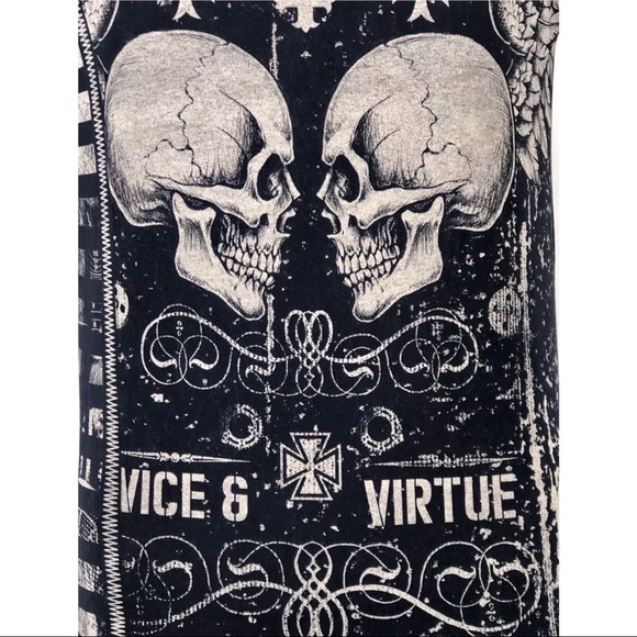 Rebel Saints by Affliction Men's T-shirt GARAGE - Picture 8 of 10